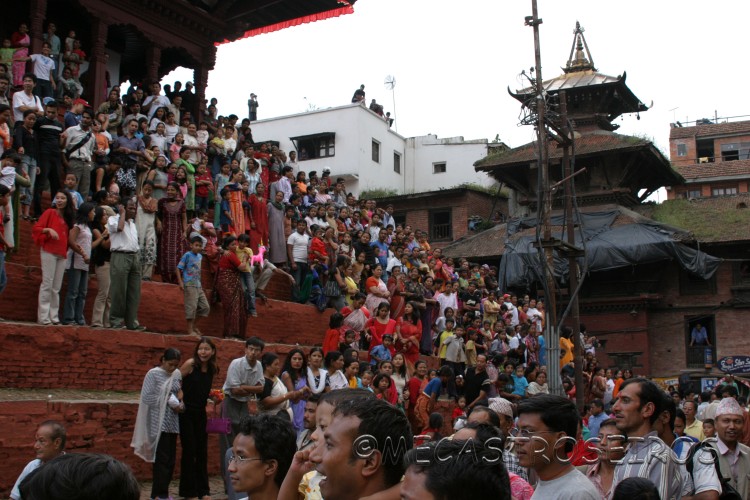 Fiesta de la diosa Kumari.