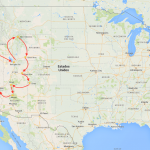 EE.UU. Parques Nacionales del oeste. Itinerario.(26 días).